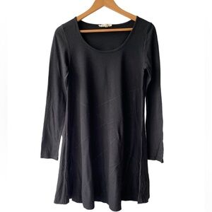 Soft Joie Black Tunic Dress 50% Modal, Made in Peru, Size M